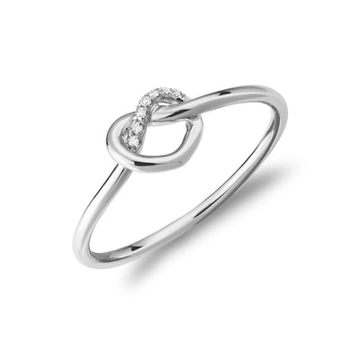 Diamond Knot Ring