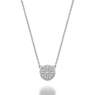 Round Diamond Necklace