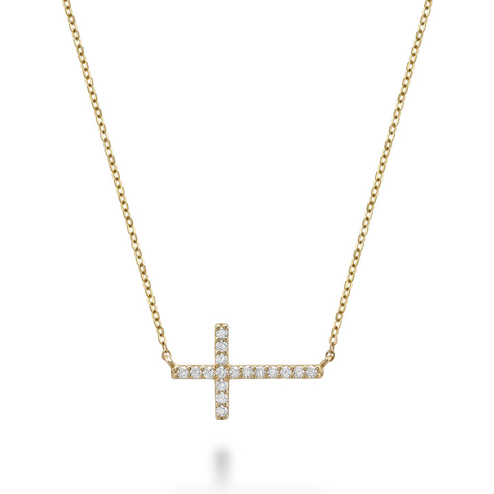 Diamond Cross Necklace