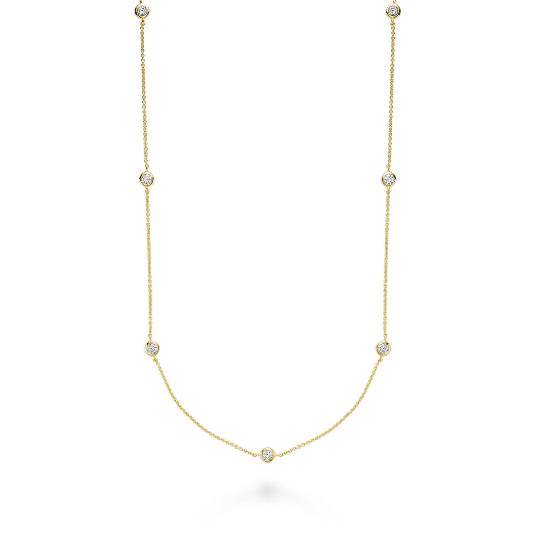 Diamond By The Yard Necklace