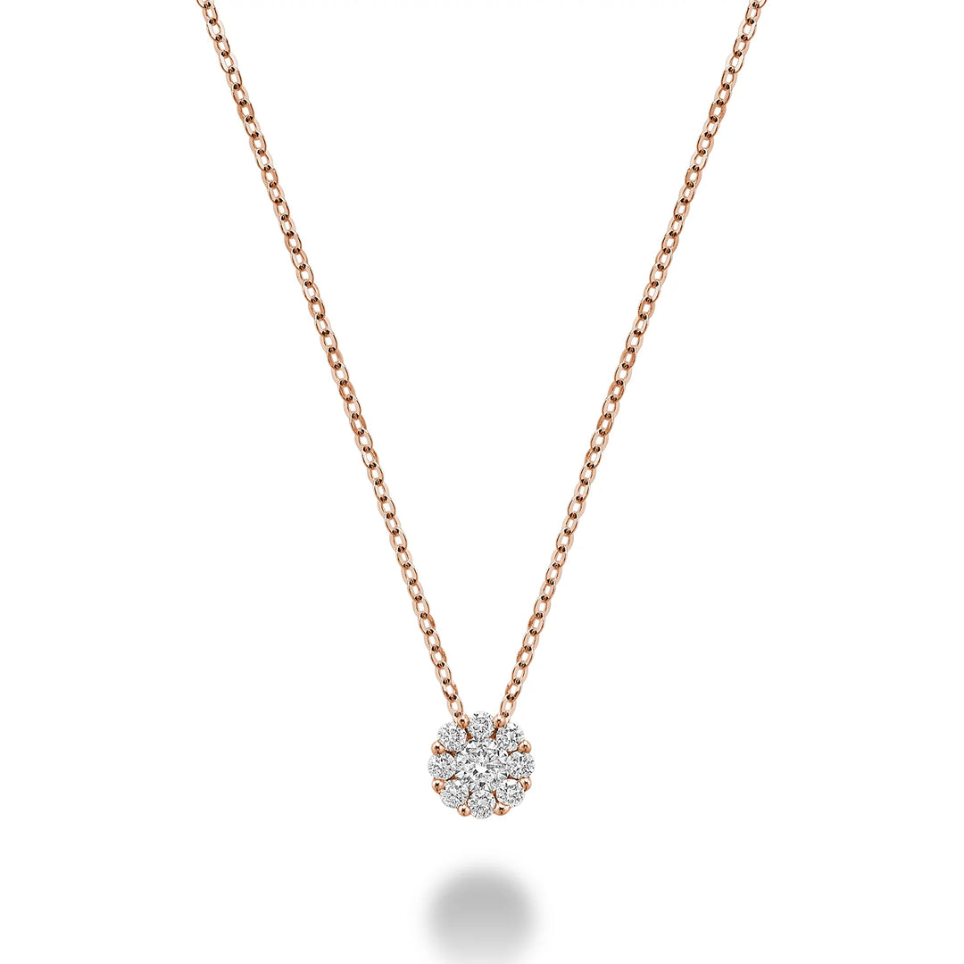 Cluster Diamond Pendant