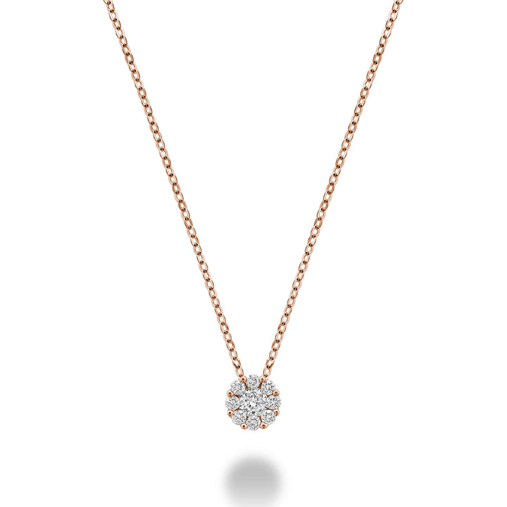 Cluster Diamond Pendant
