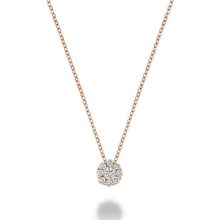 Cluster Diamond Pendant