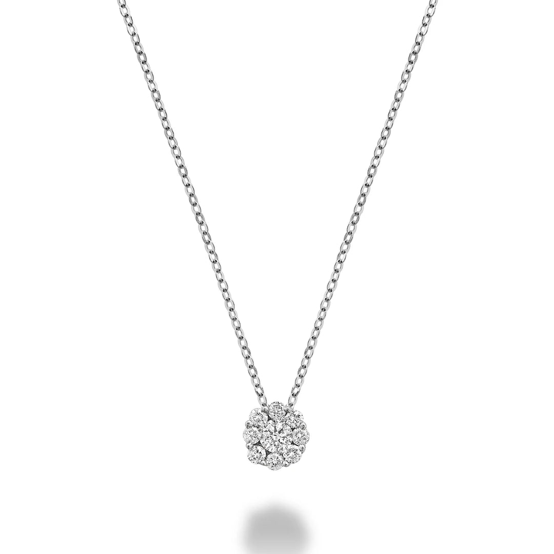 Cluster Diamond Pendant