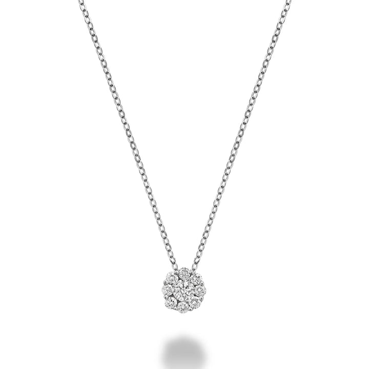 Cluster Diamond Pendant