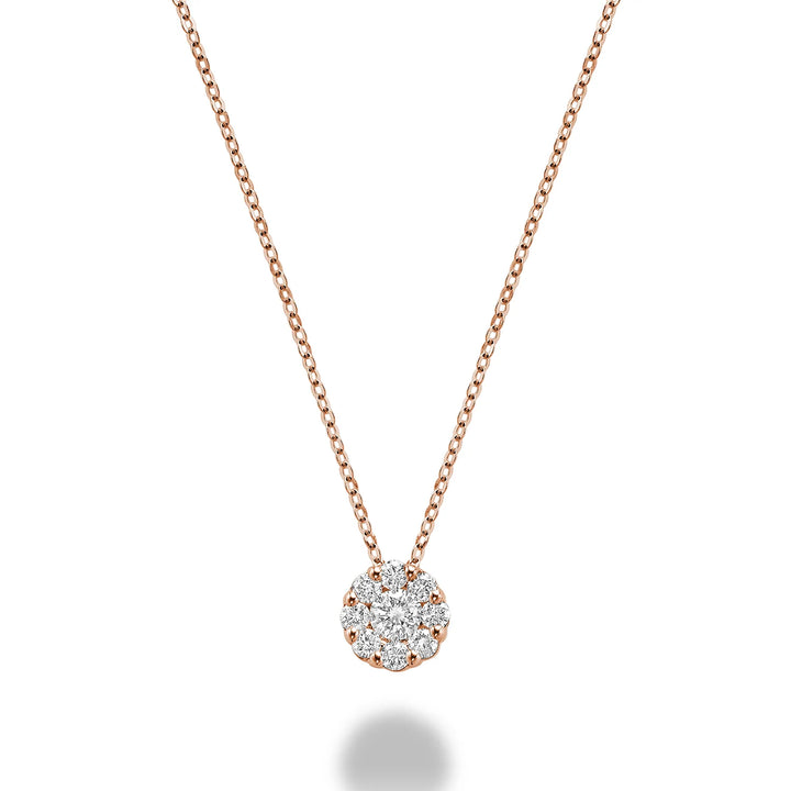Cluster Diamond Pendant