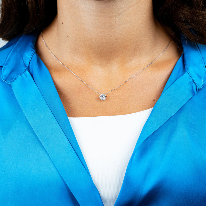 Cluster Diamond Pendant