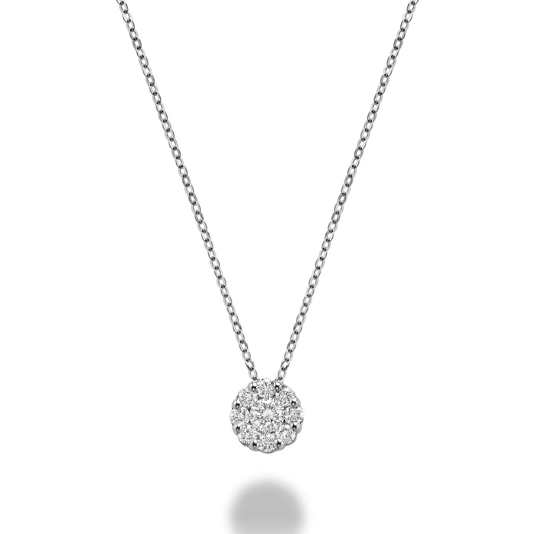 Cluster Diamond Pendant