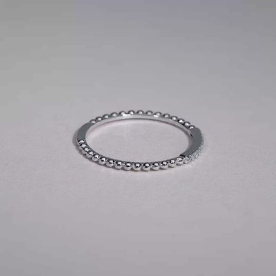 Bead Diamond Ring