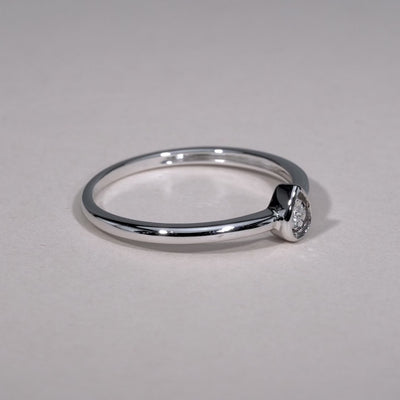 Pear Shaped Illusion Diamond Ring