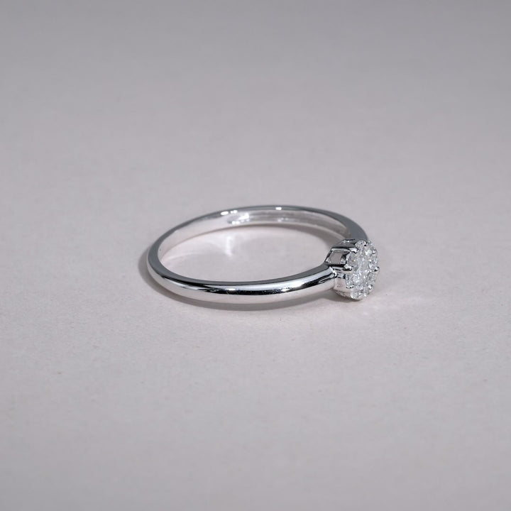 Cluster Mount Diamond Ring
