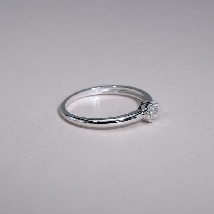 Cluster Mount Diamond Ring