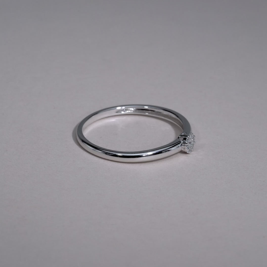 Cluster Mount Diamond Ring