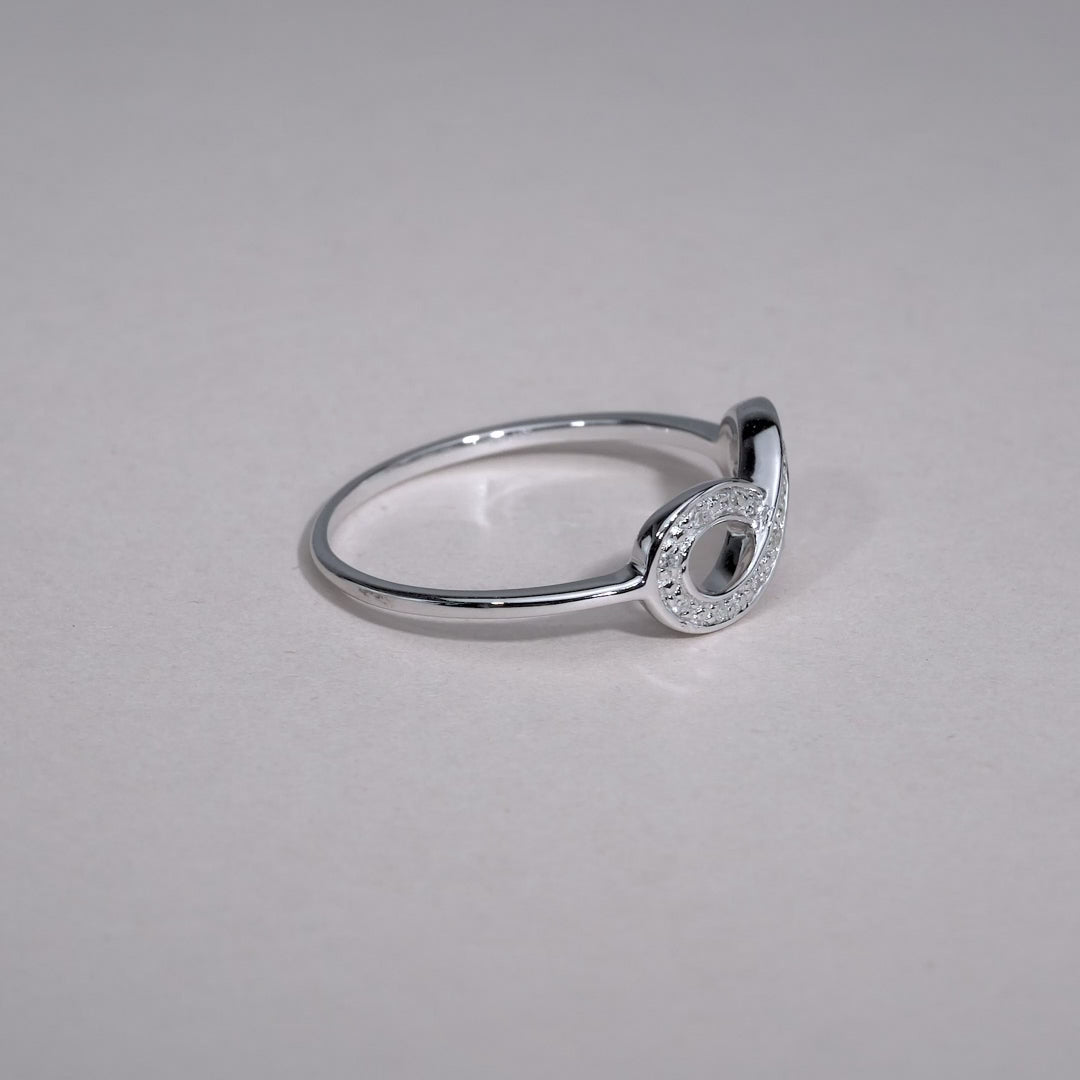 Diamond Infinity Ring