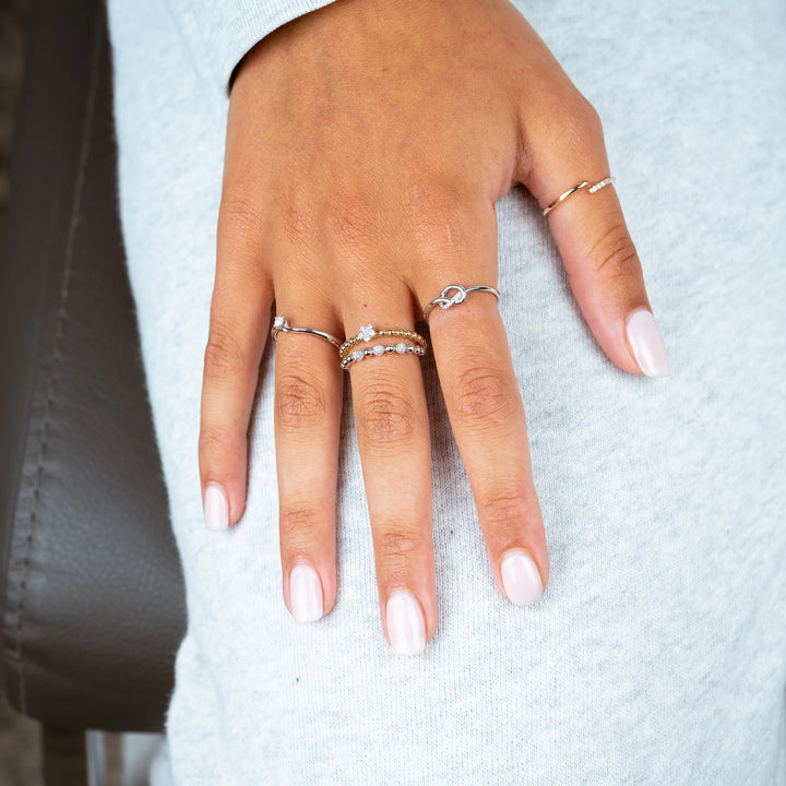 Diamond Knot Ring